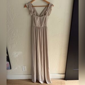 Show me your Mumu, size small (chiffon beige)